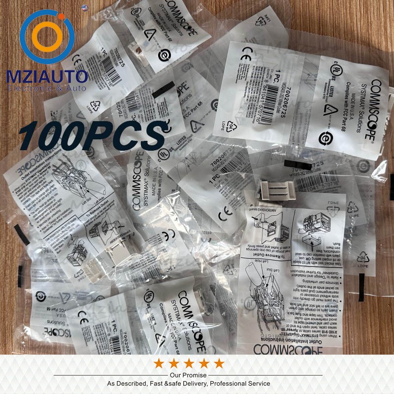 100PCS Category6 Gigabit Network Jack Module For CommScope RJ45CAT6 MGS400-26 US