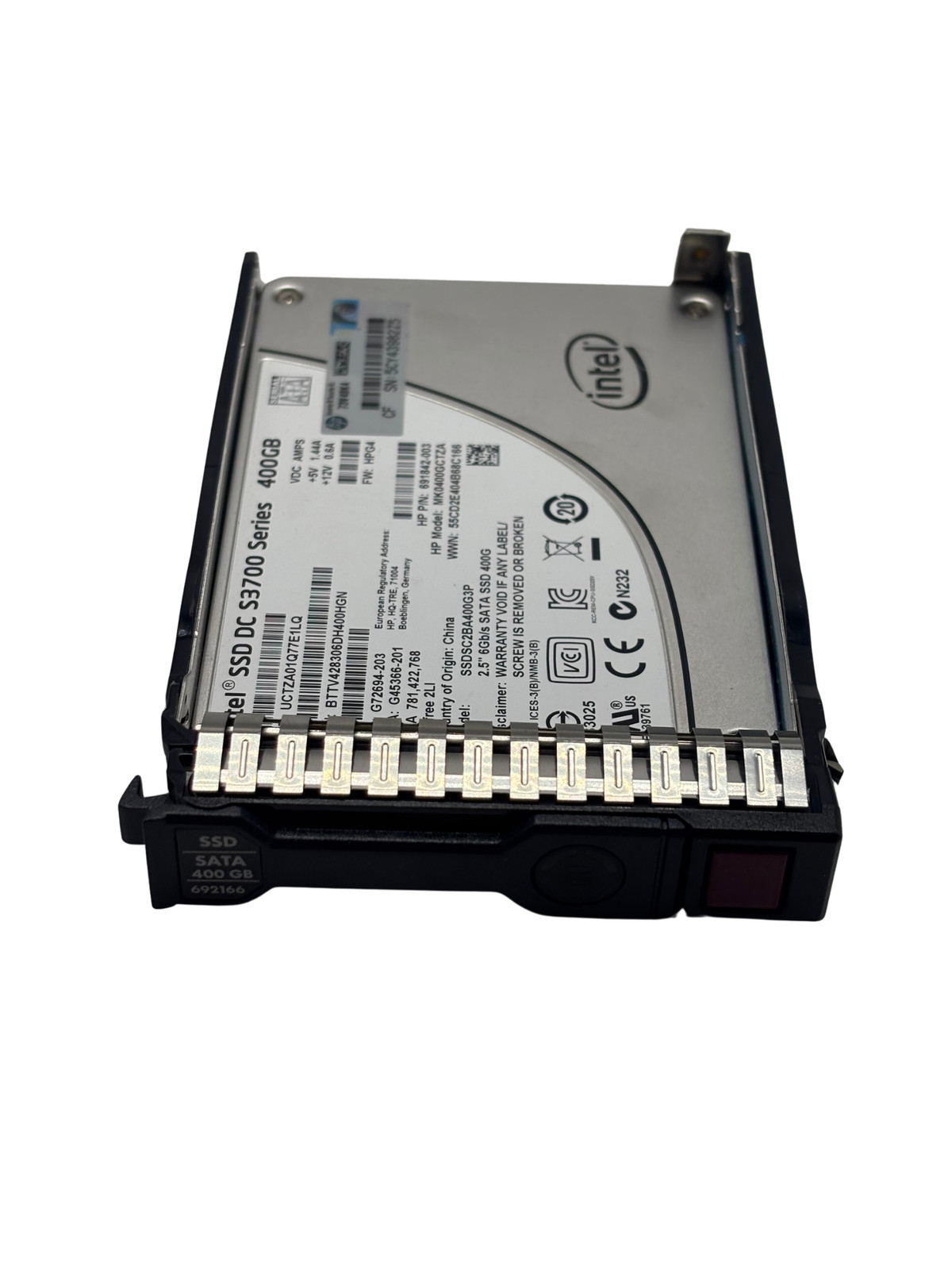 HP 692166-001 400GB SATA 6G ME S3700 Series 2.5 SSD “