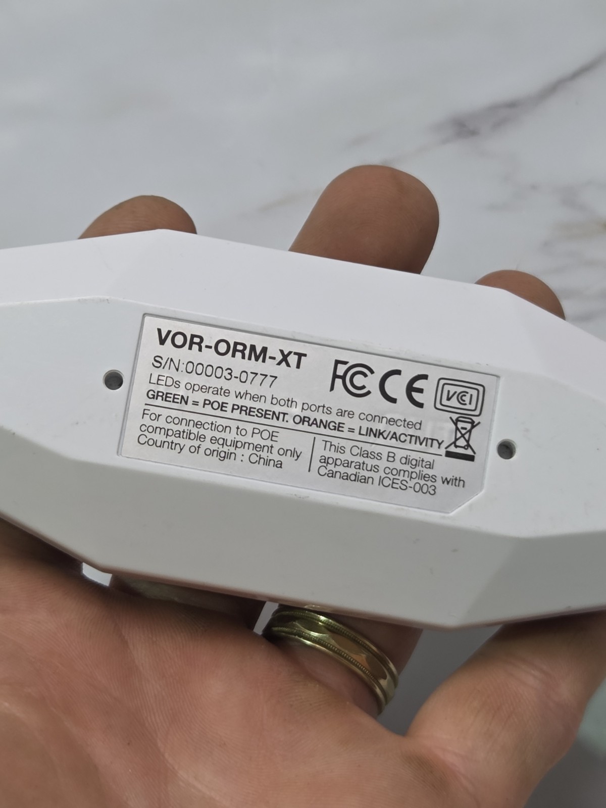 Veracity Outreach MAX XT 100Base 60W PoE Extender, VOR-ORM-XT
