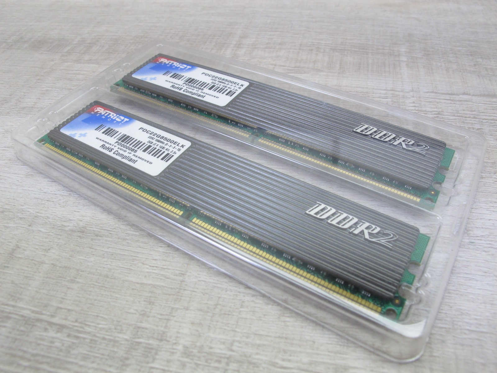 Patriot DDR2 RAM 2GB 1066Mhz PDC22GB8500ELK Kit NOS