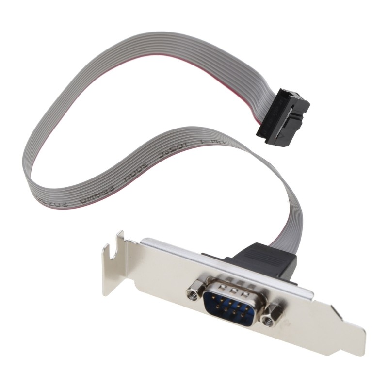 Serial Port 9P DB9 to RS232 Computer Motherboard Chassis Baffle Line Expansion