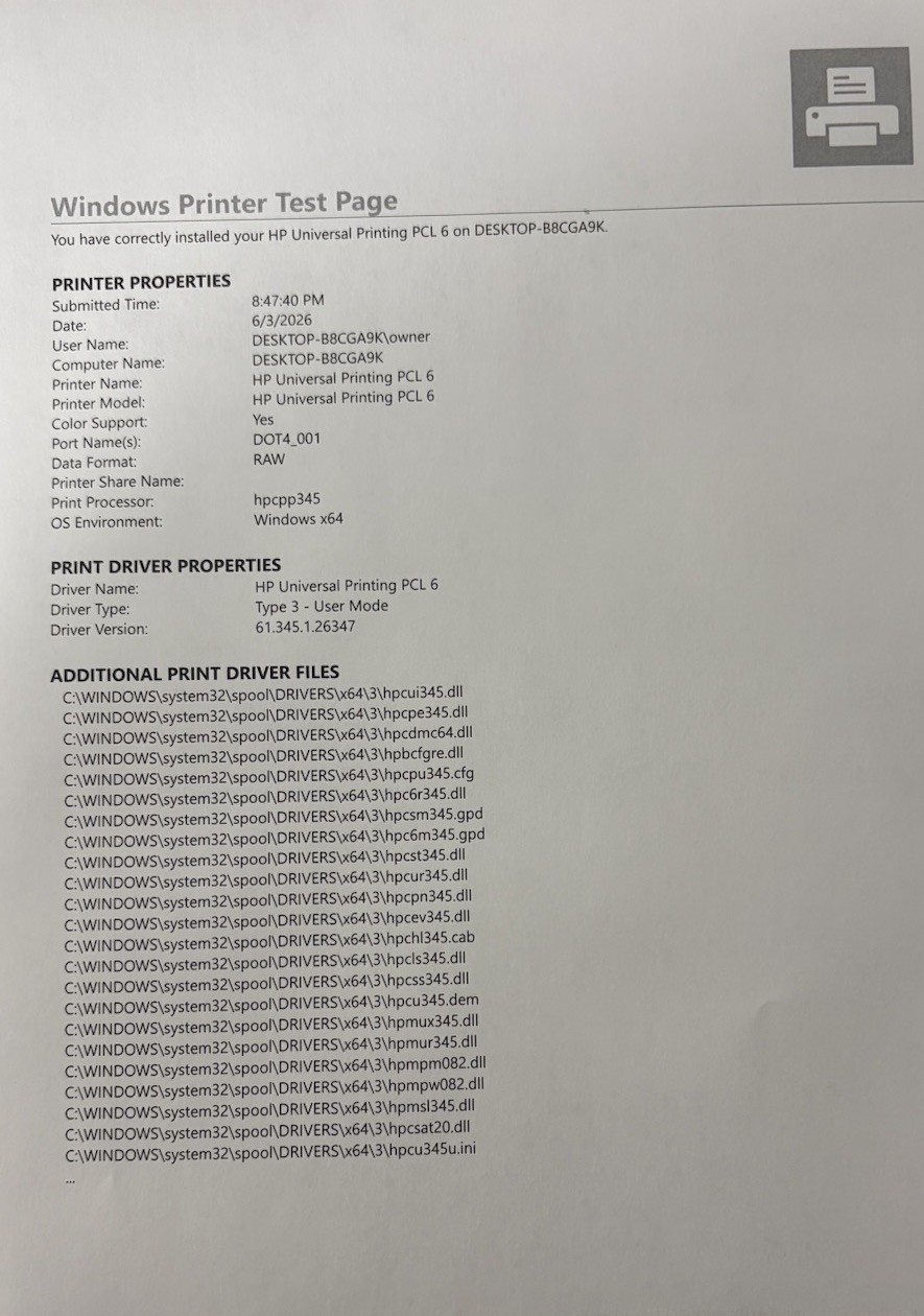 Hp Laserjet P3015 Printer Clean! CE527A Networkable, P/Count 11010, 80% Toner