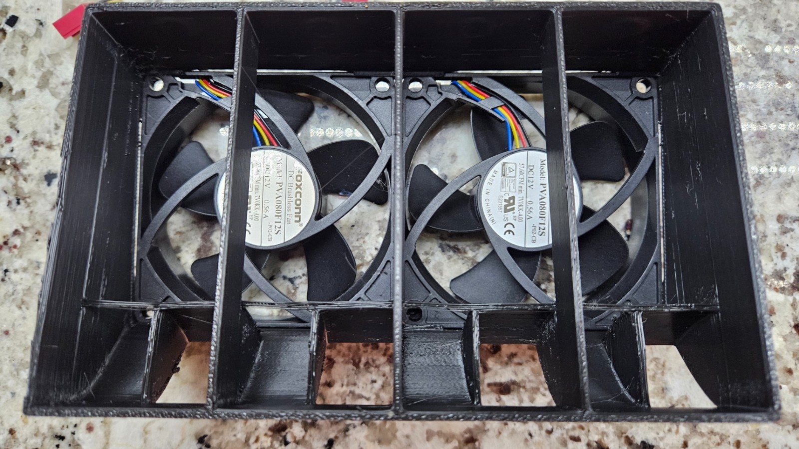 AMD QUAD V620 V340 RADEON GPU Cooling Fan Shroud Accelerator Card 80MM AI