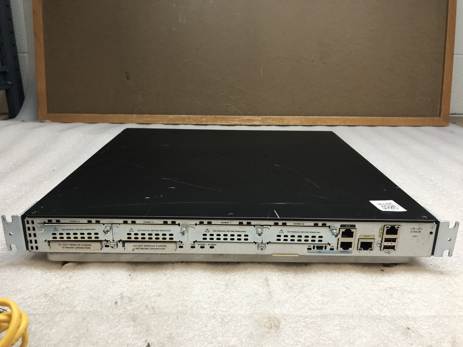 Cisco CISCO2901/K9 V06 ISR Router 512MB 256MB w/ Ears & Cables