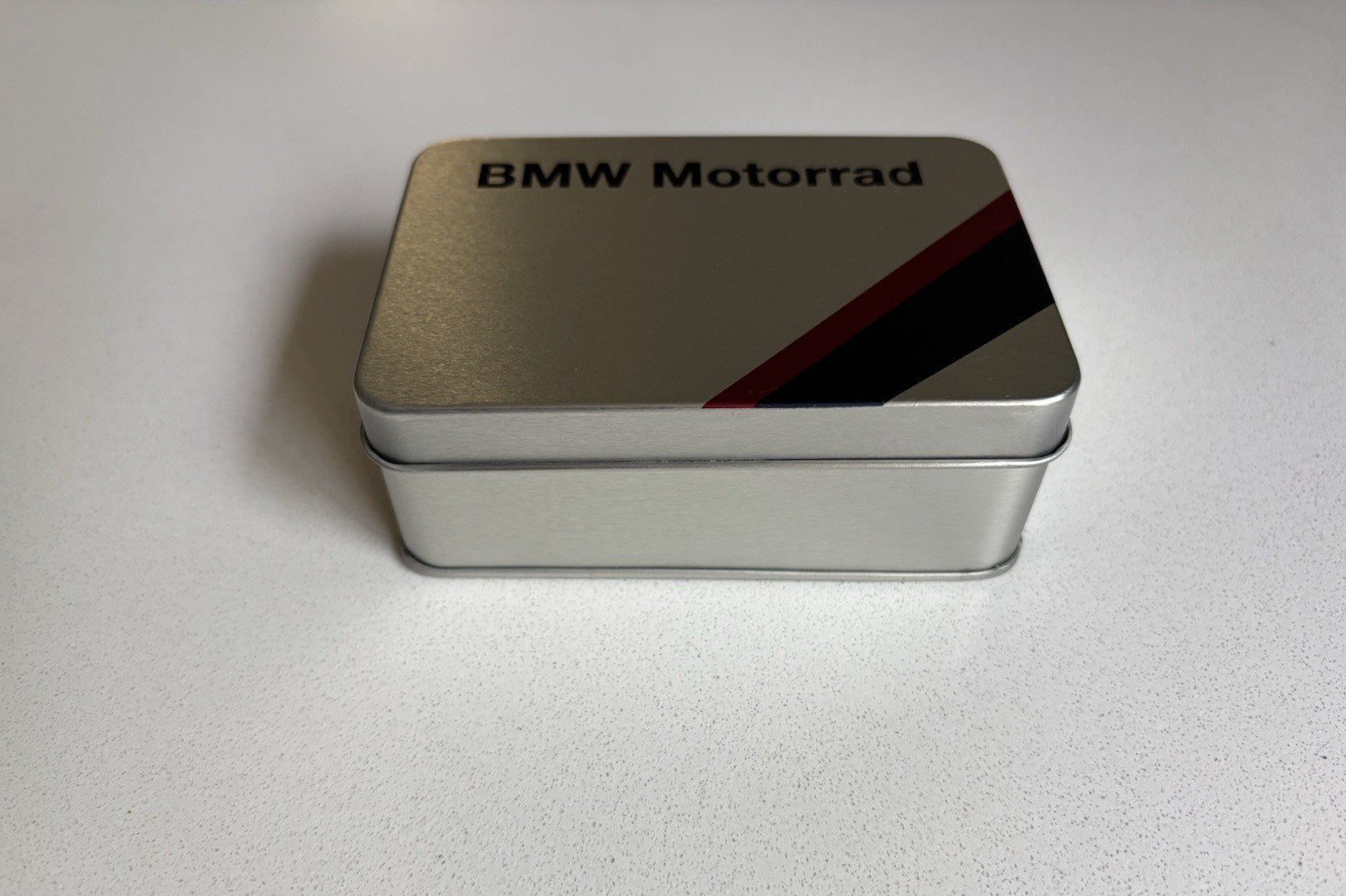 BMW Motorrad Double R Motorcycle Racer 15GB USB Flash Drive in Tin Box