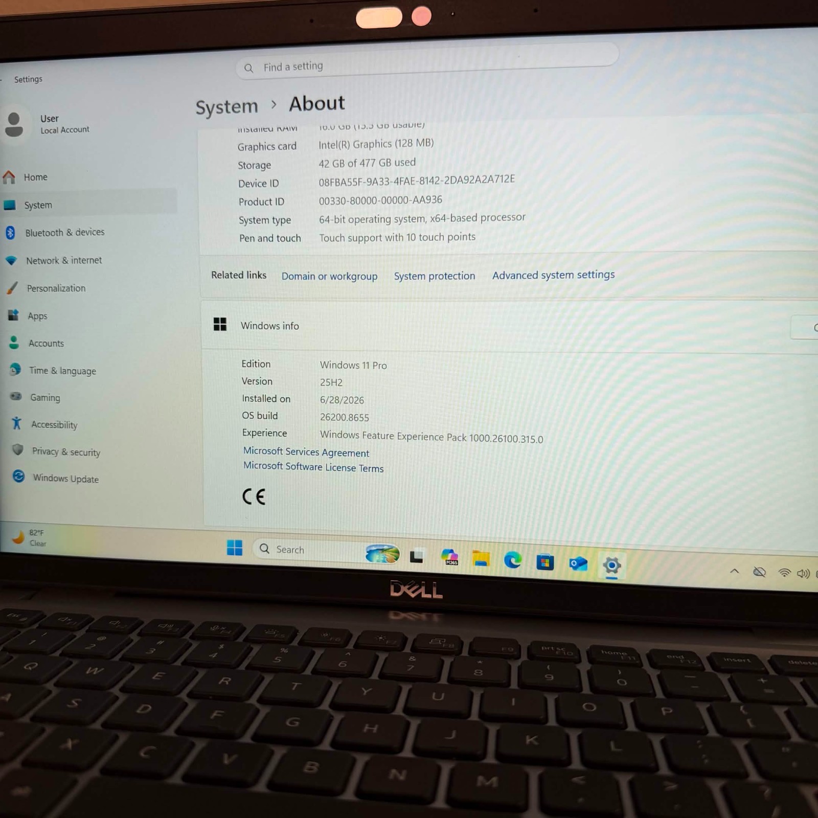 Dell Latitude 5450 14″ FHD 1.7 GHz Ultra 7 165U 16GB 512GB SSD Touch WIN11 PRO