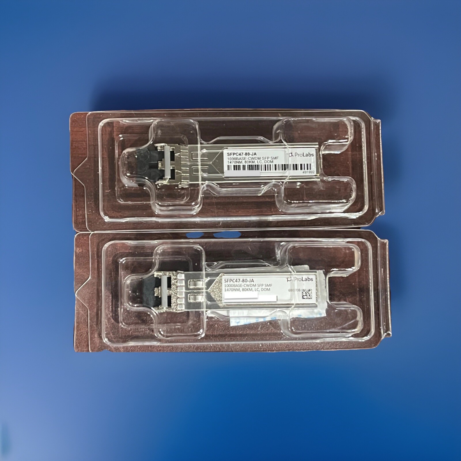 Lot 10 NEW PROLABS SFPC47-80-JA 1000BASE-CWDM SFP SMF 1470M, 80KM, LC, DOM