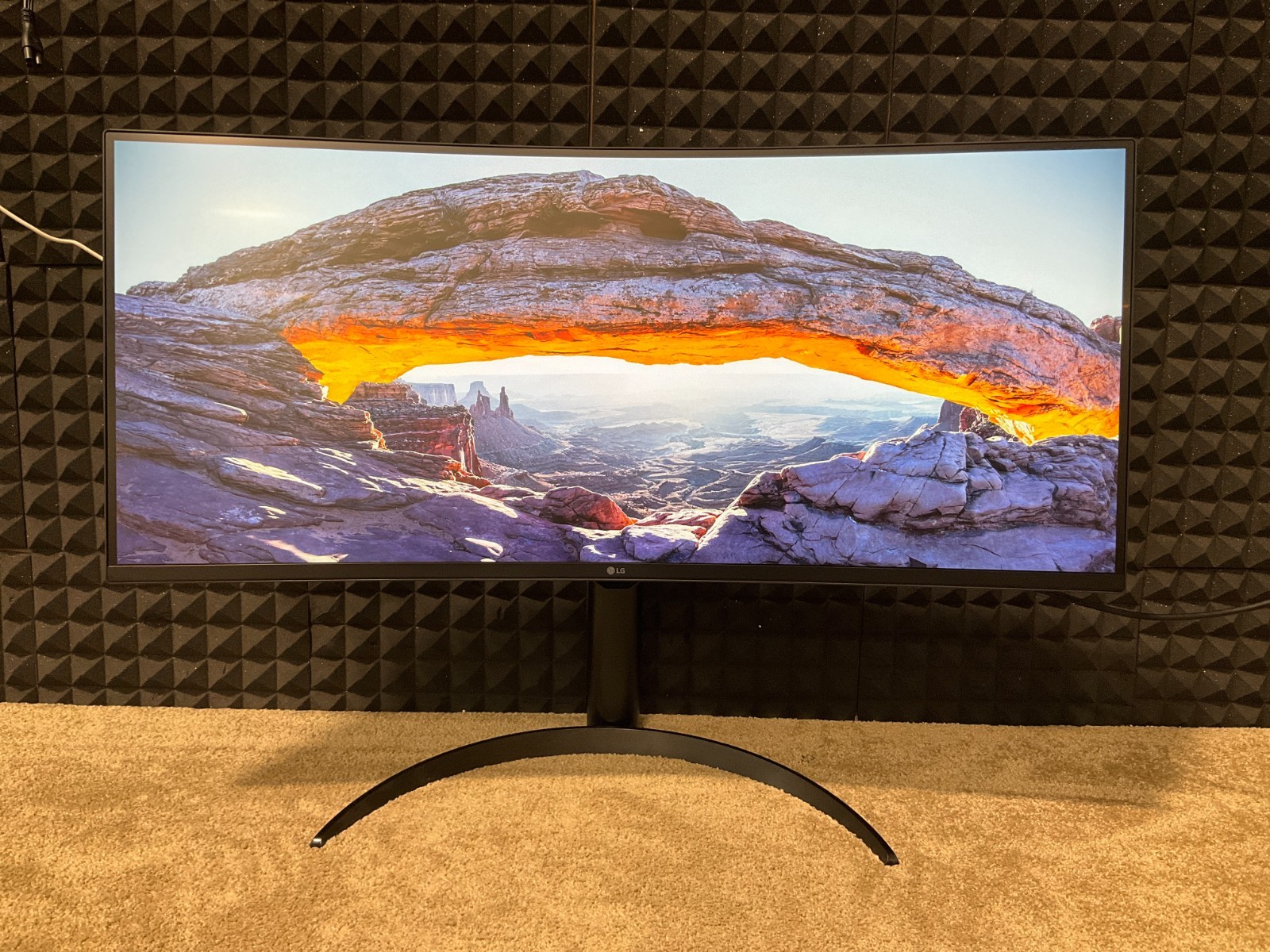 LG MyView 34″ Curved LED LCD Monitor UWQHD 34SR65QC-B.AUS ✨❤️✨✨❤️✨ READ