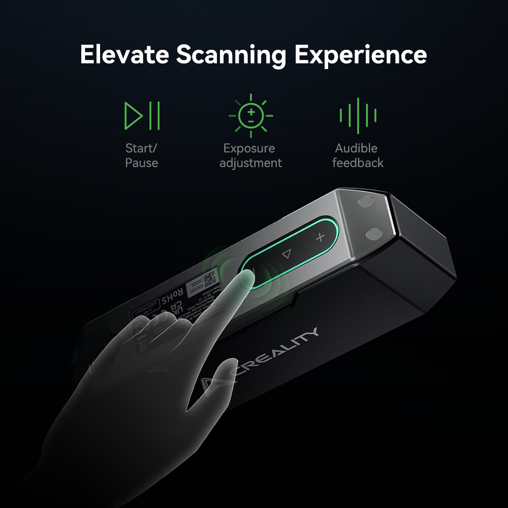 Creality 3D Scanner Otter Handheld 0.02mm 20FPS Full-Color Scan with Scan Bridge