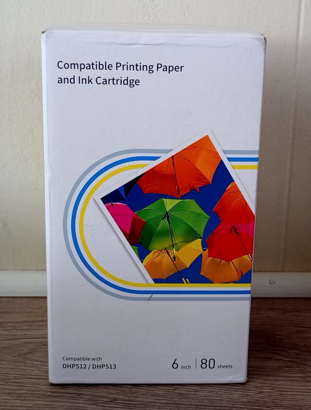Liene 2 Ink Cartridges 6″ Paper Refill for Liene DHP512/DHP513 Printer 80 Sheets