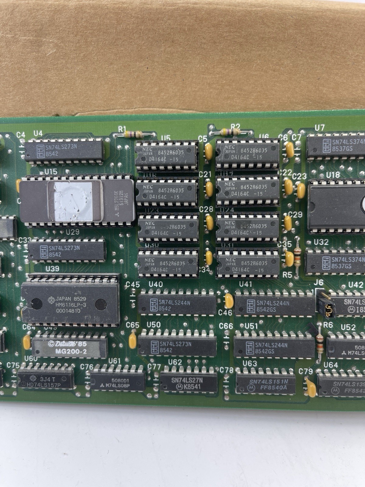 vintage computer board card MG-200 Rev5 QC-OK KX0-01？？