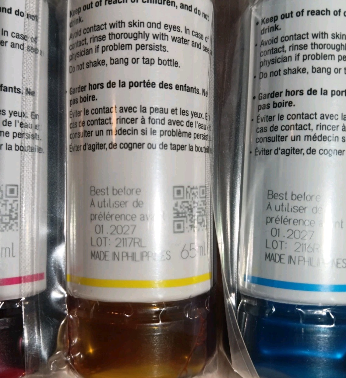 NEW Genuine Epson 522 Ink Bottle Set 4 bottles ECO-TANK printers using 522