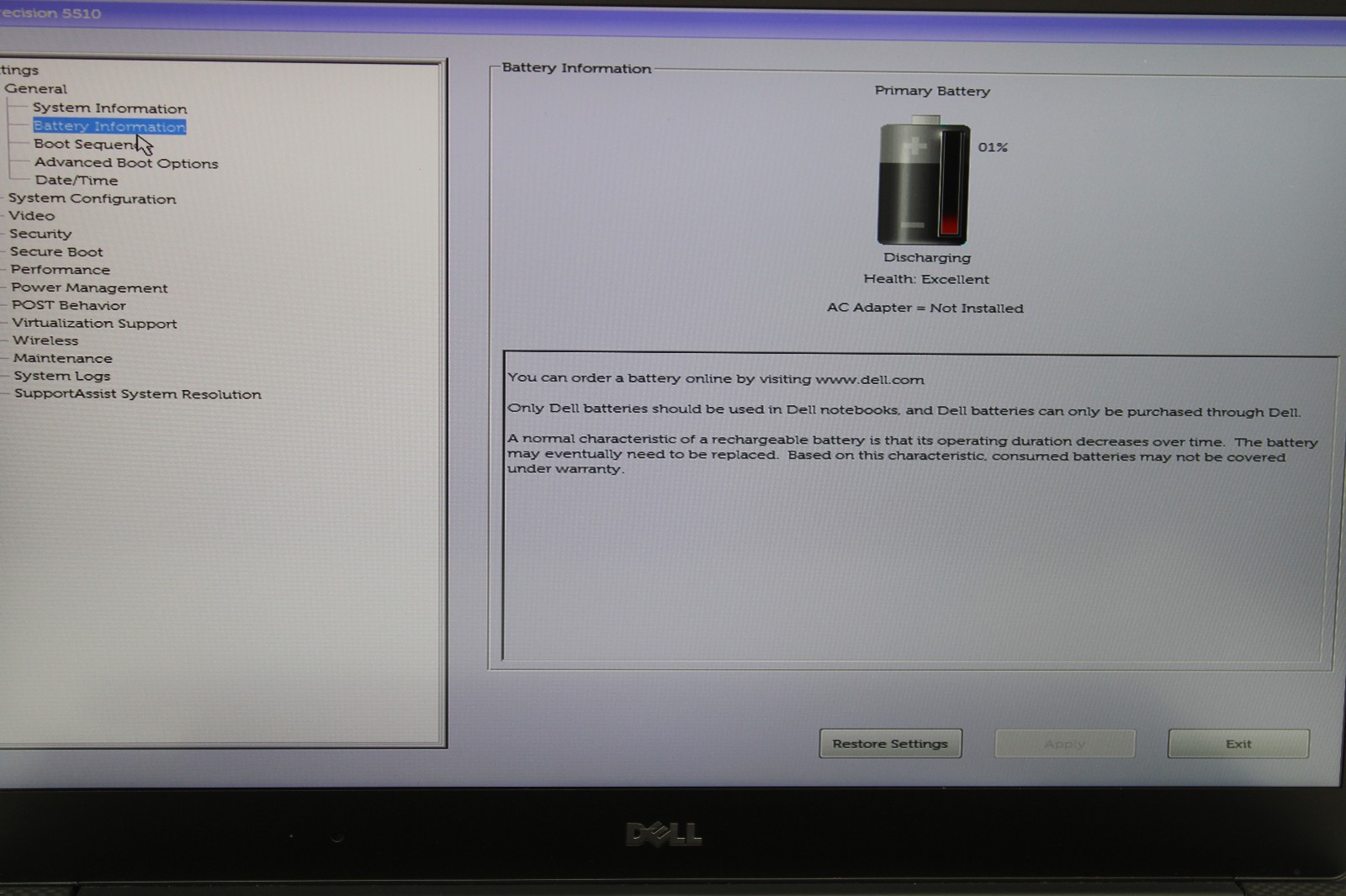 Dell Precision 5510 i7-6820HQ @ 2.7 GHz 16GB RAM 256GB SSD M1000M No OS