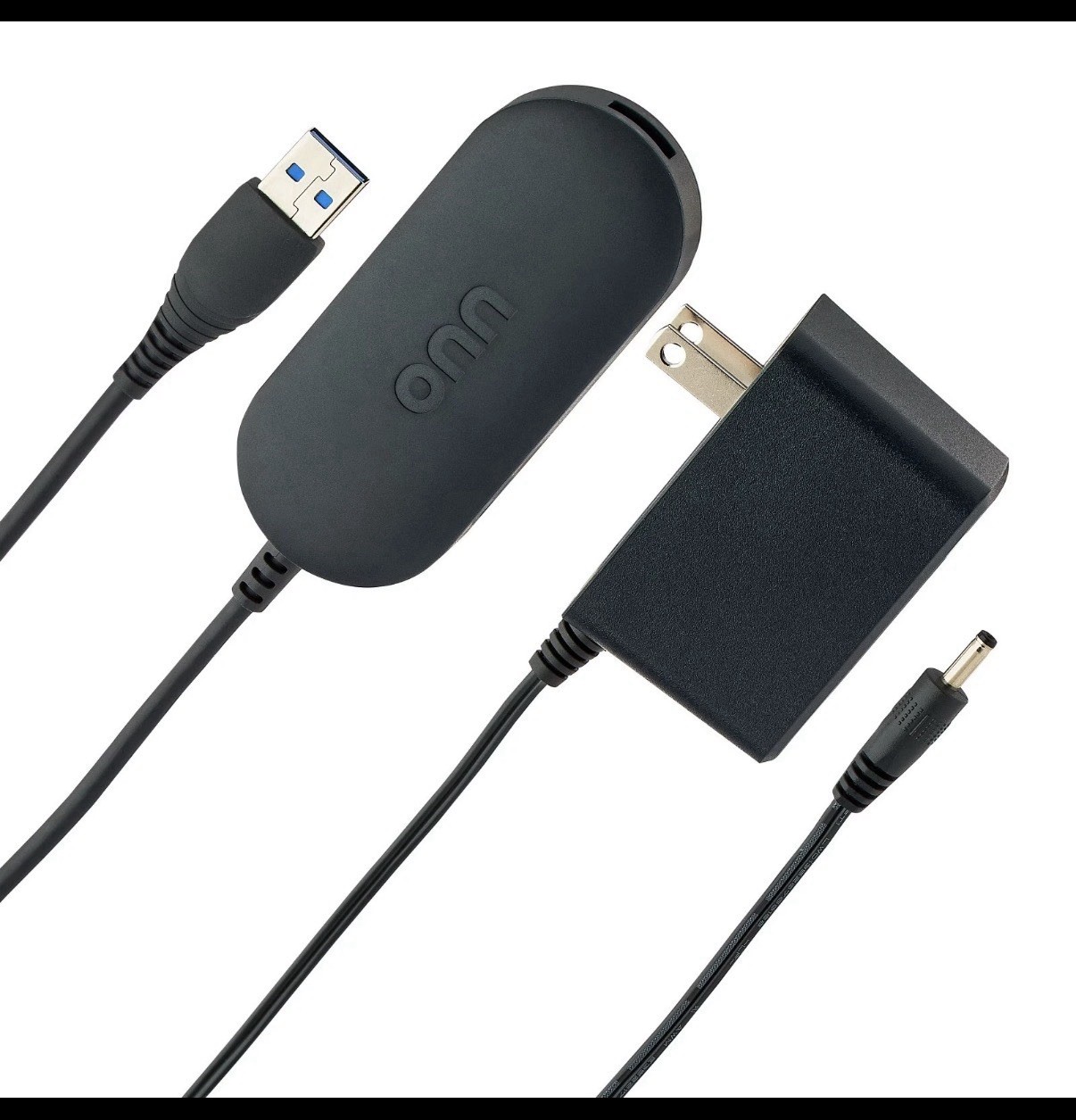 USB 3.0 Hub 4 Port Data Transfer 5 Gbps Plug and Play Cable Included for Laptop