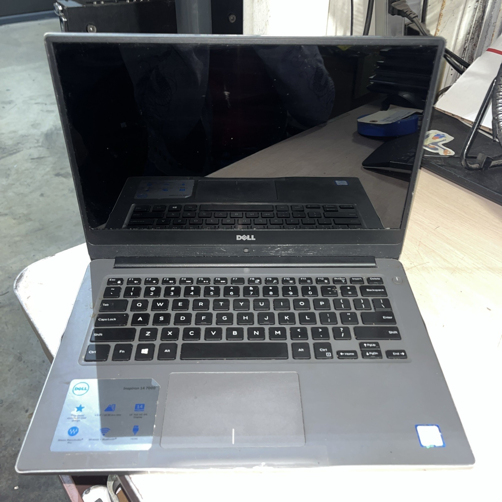 DELL INSPIRON 7472 INTEL CORE I7-8550U 1.80GHZ 8GB RAM NO HD