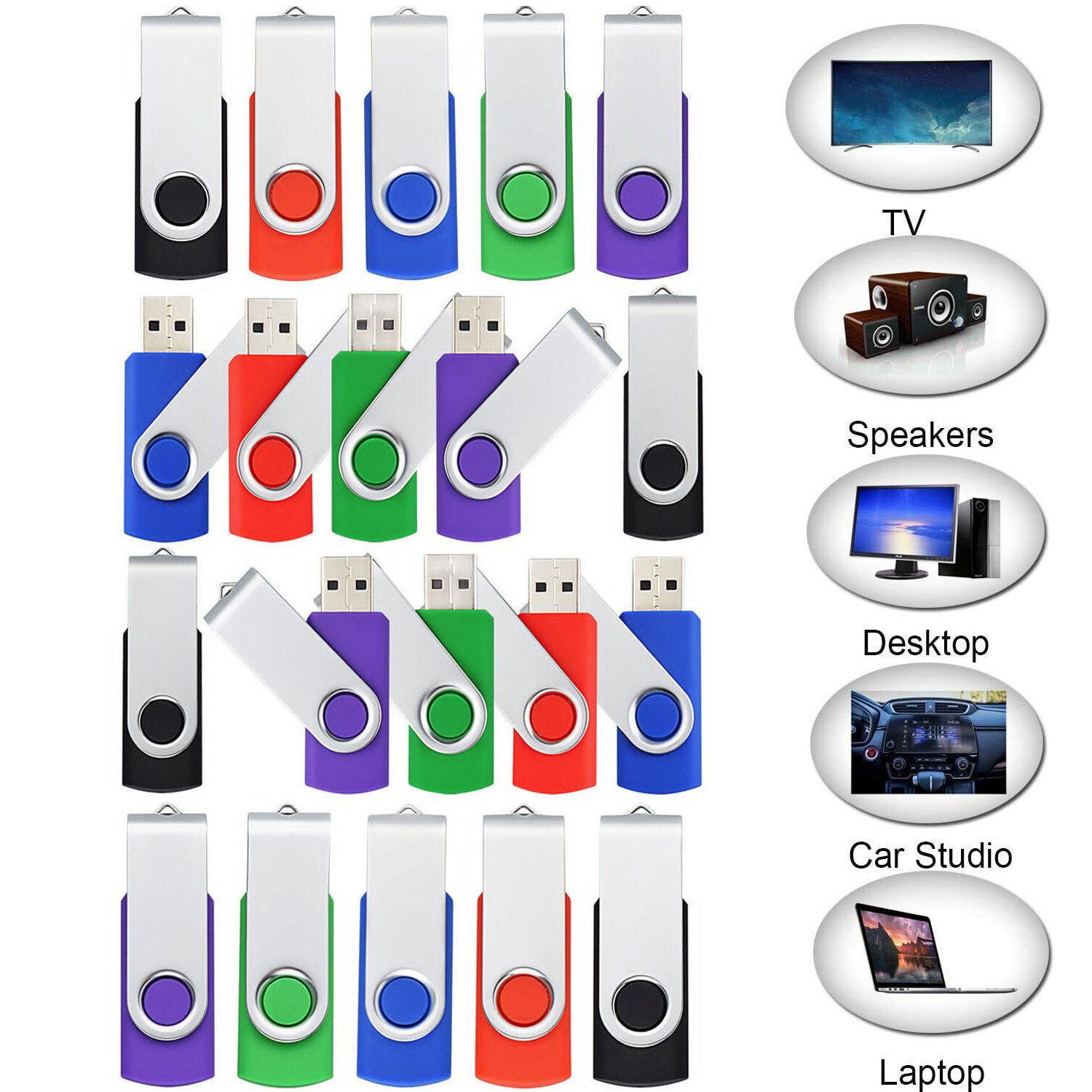 2G 4G 8G 16G 32GB 64GB Flash Drive Folding Memory Stick USB 2.0 Pen Drives LOT