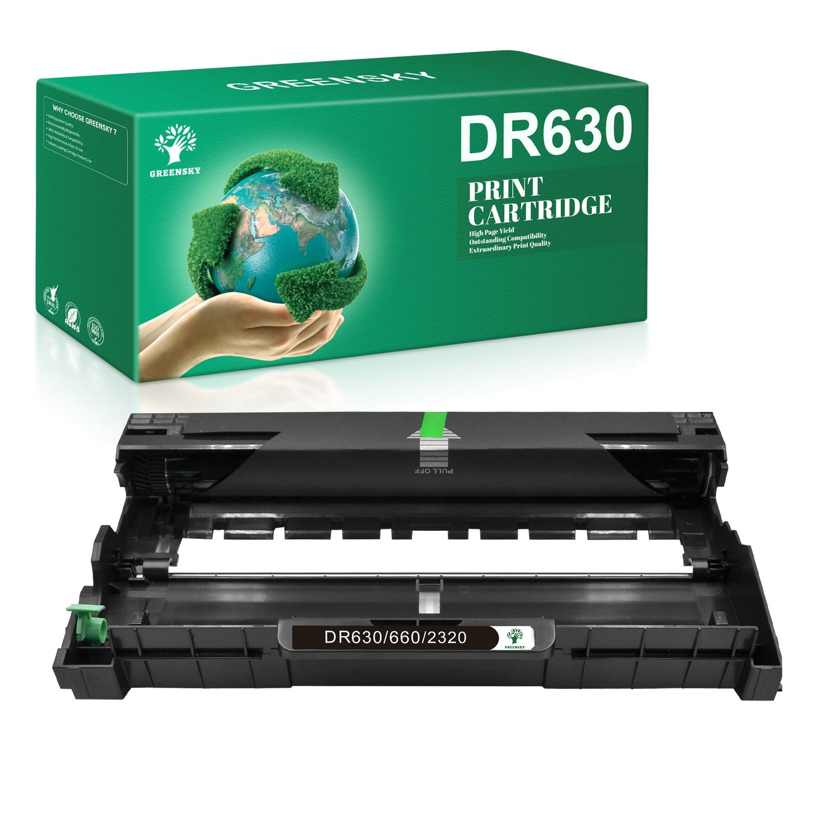 DR630 Drum + TN660 Toner Cartridge for Brother DCP-L2540DW HL-L2320D MFC-L2707DW