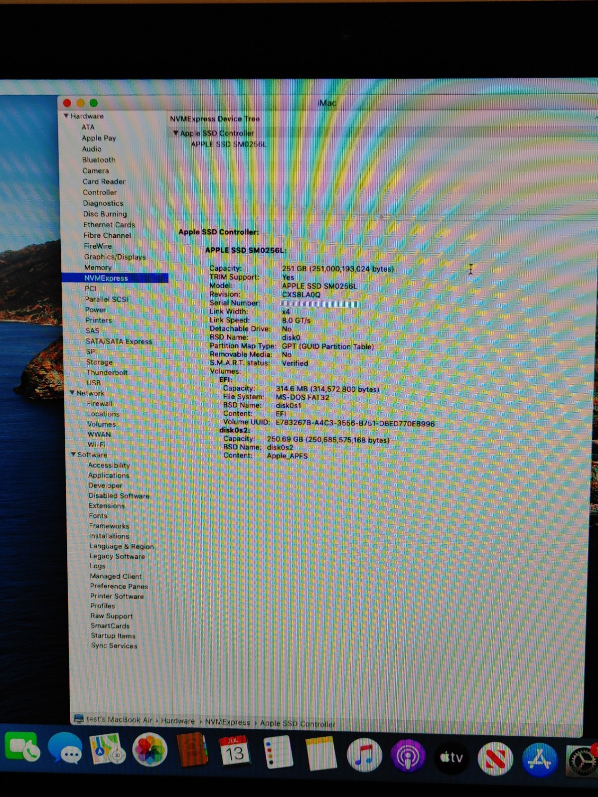 2017 iMac 21.5IN MMQA2LLA A1418 i5-7360U 2.3Ghz 8GB RAM 256GB SSD grade B