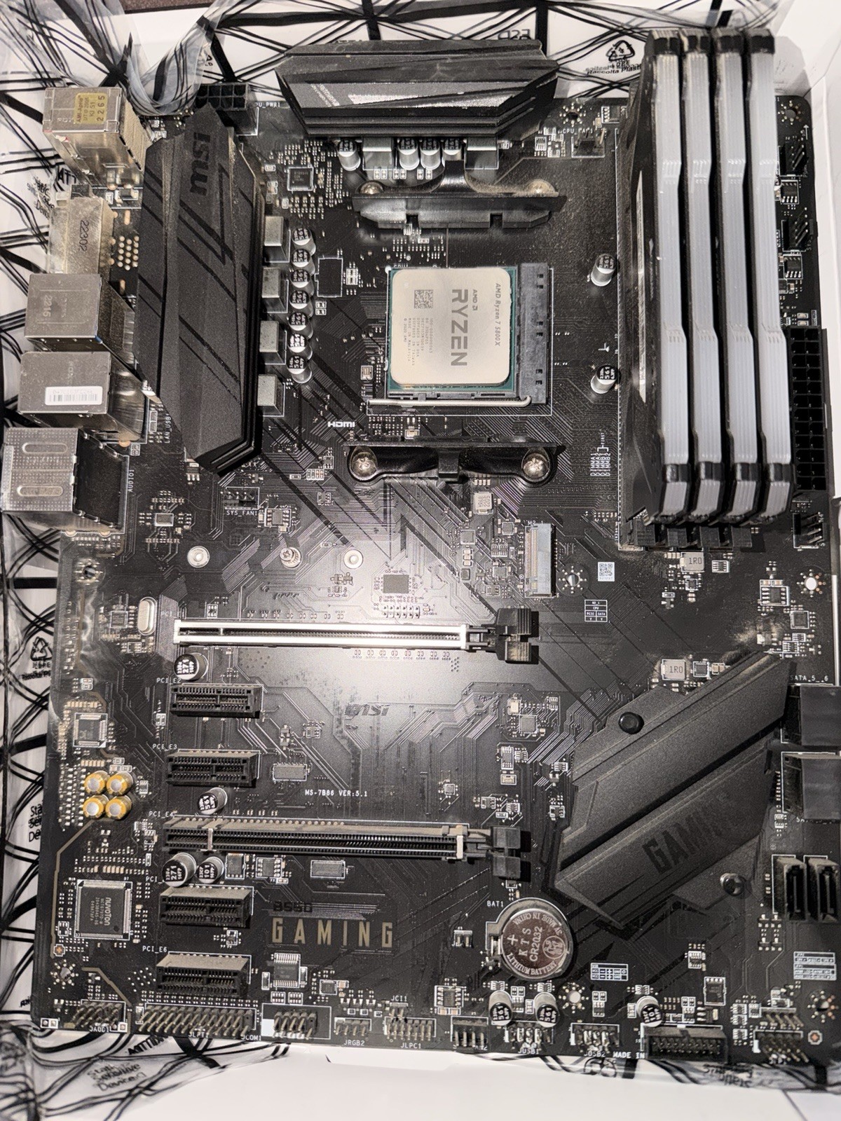 MSI B550 Gaming Gen3/ Ryzen 7 5800x/ 32GB DDR4 3000MHZ