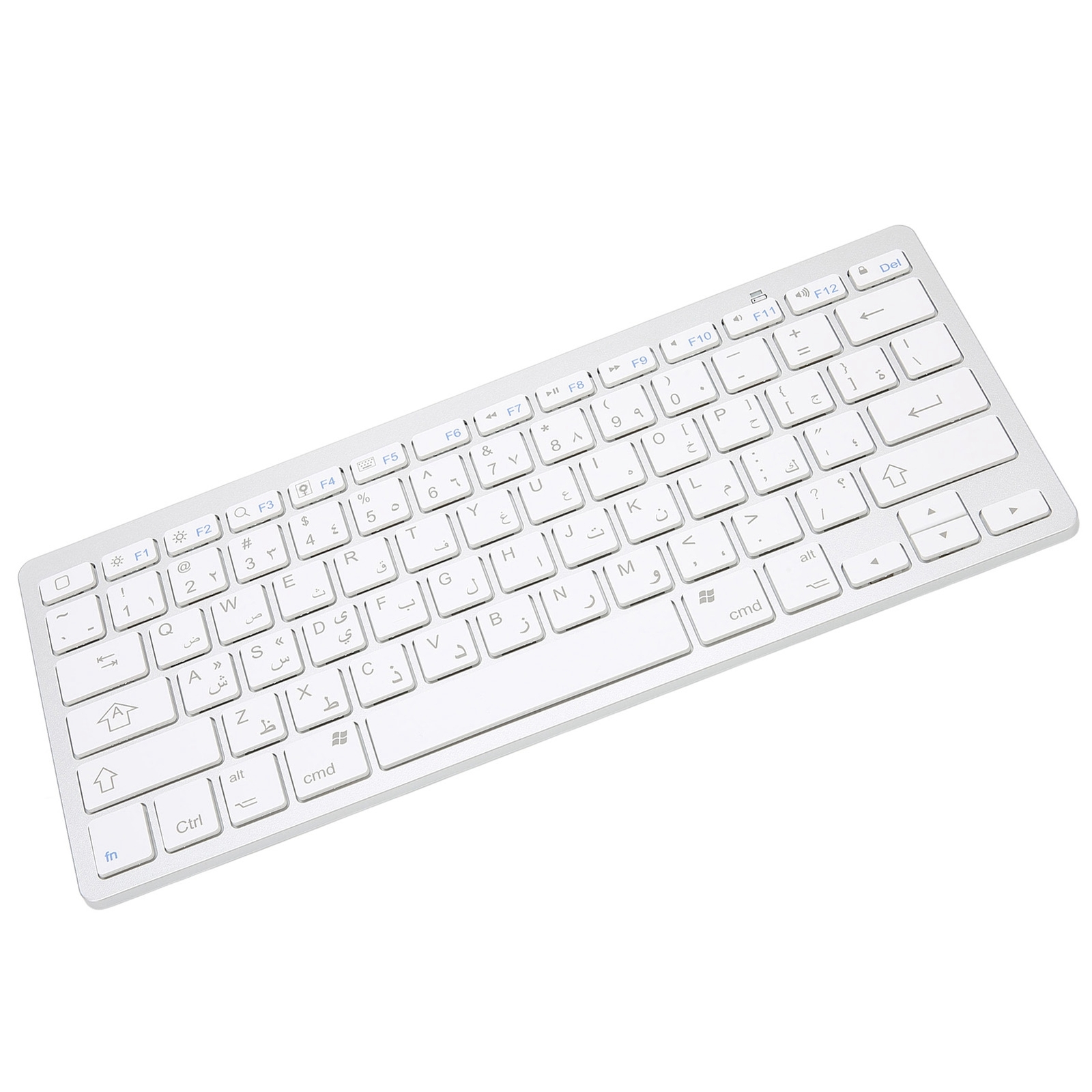 Arabic Wireless Keyboard Mini 78 Keys Ultra Thin Portable White Computer Key Fit