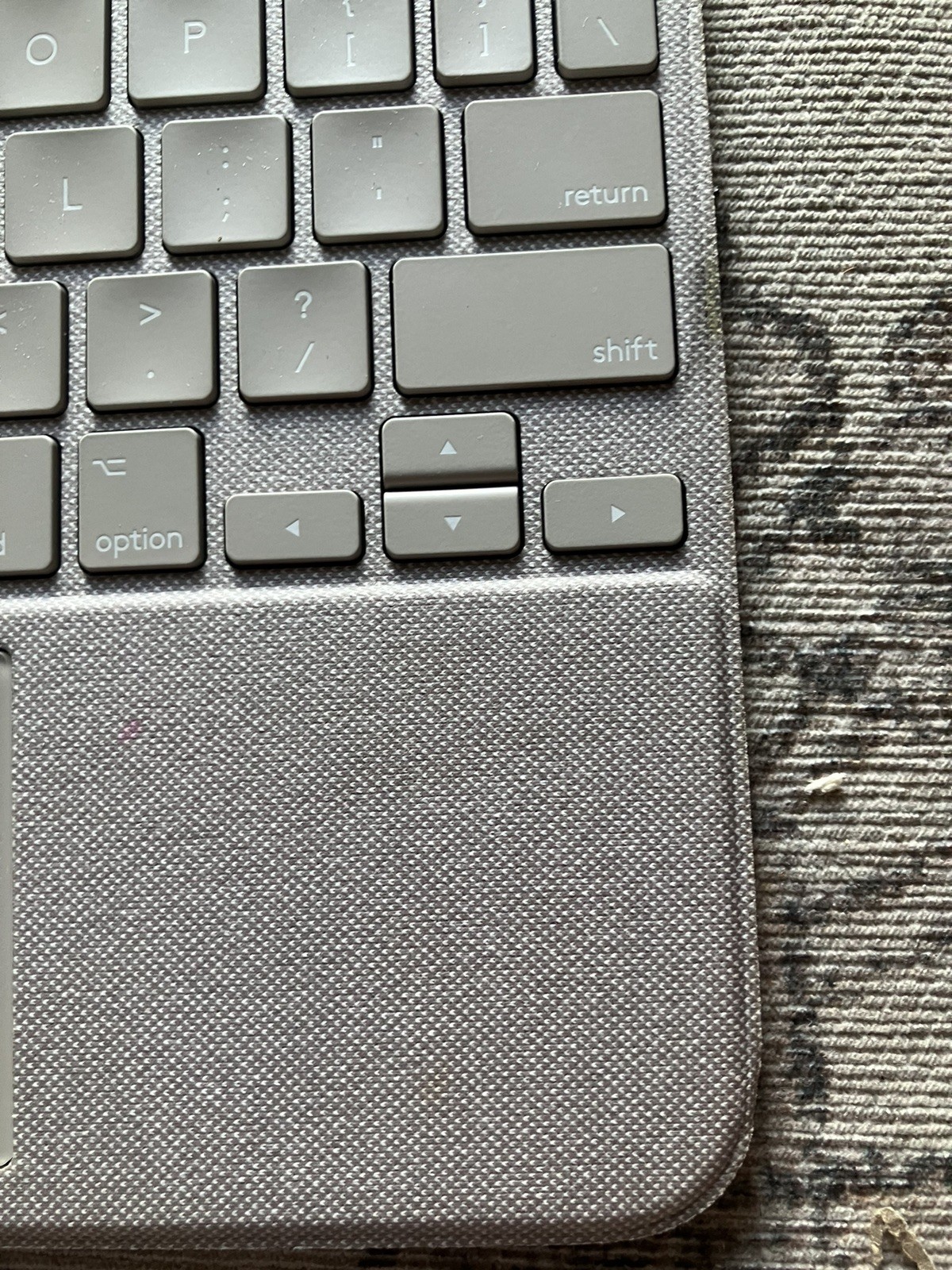Logitech COMBO TOUCH 820-011679 SAND Wireless Keyboard ONLY iPad