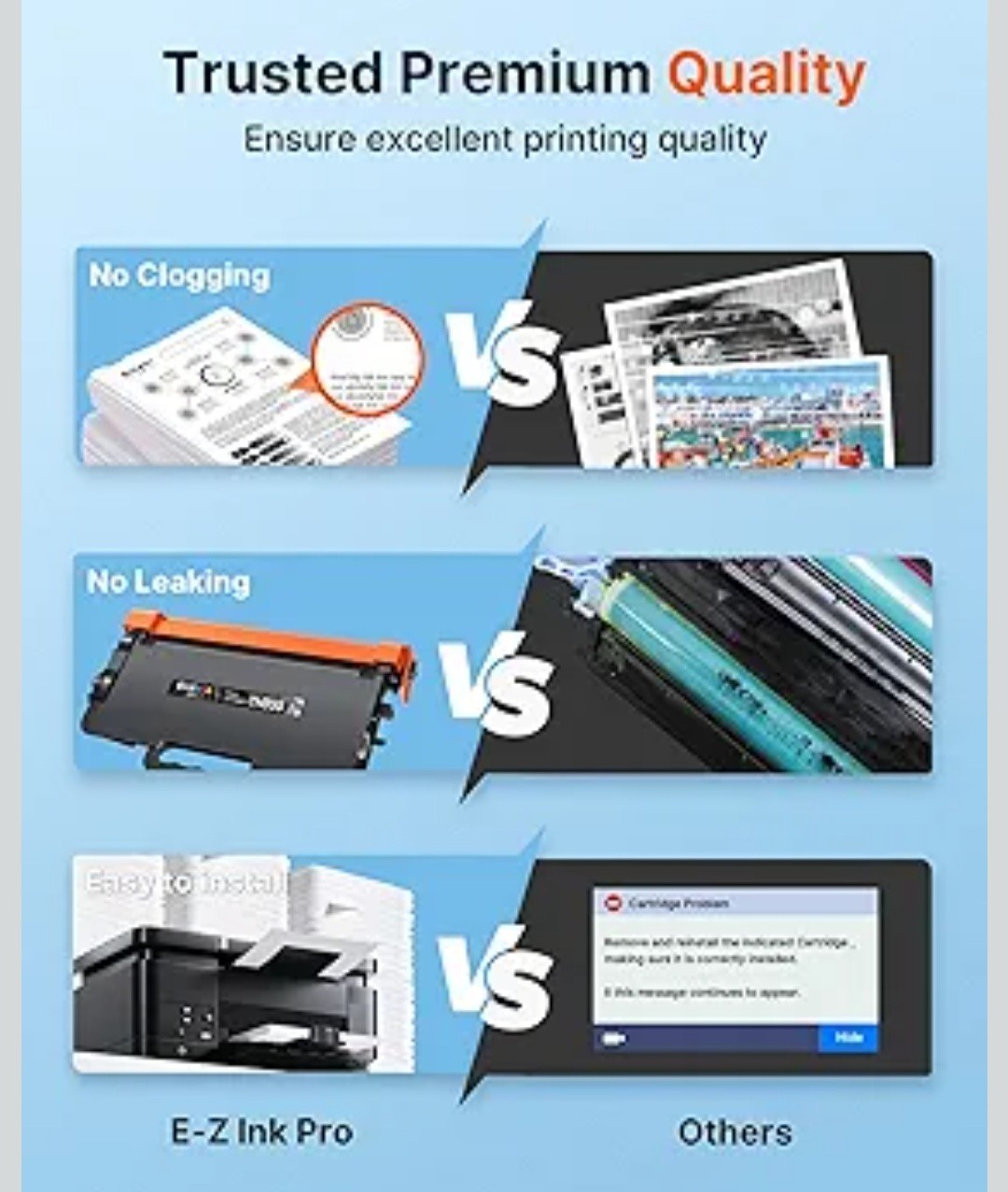 Pack Of 4 Compatible Toner Cartridge Replacement for Brother TN850 TN880 TN820