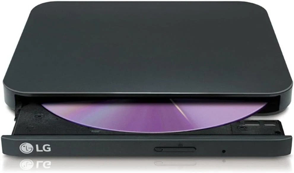 External Drive DVD Writer & Playback, Ultra Slim- LG SP80NB80, with DVD