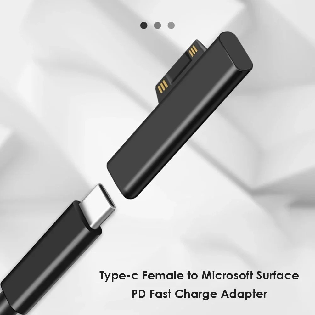 Fast Charging Type-C Power Adapter for Microsoft Surface Pro & Book