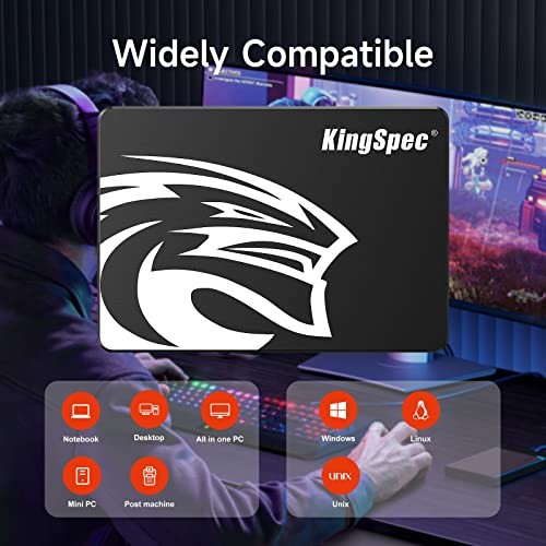 2.5TB 2.5 SSD SATA III Internal – 550MB/s Read, 520MB/s Write with 3D NAND