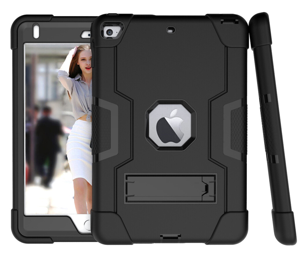 For Apple iPad Mini 1/2/3/4/5 Generation 7.9″ Heavy Duty Rugged Case Stand Cover