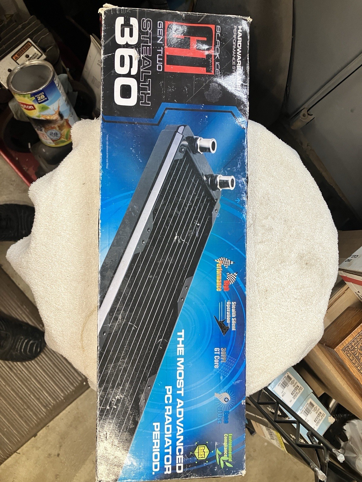 PC RADIATOR for GAMING PC. 133mm wide x 370mm long x 30mm thick