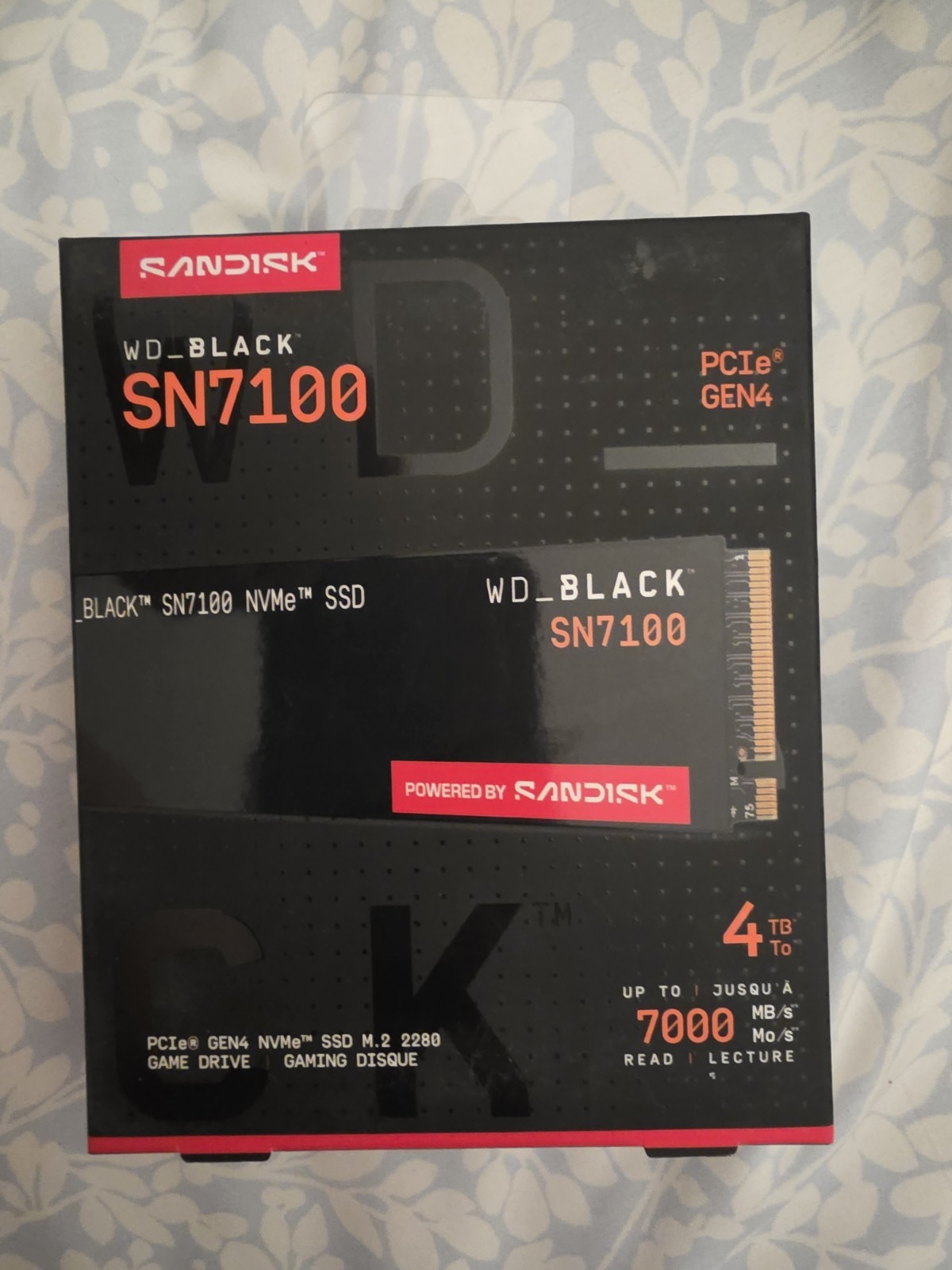 SanDisk WD_BLACK SN7100 4TB NVMe PCIe Gen4 M.2 2280 Internal SSD 7000MB/s