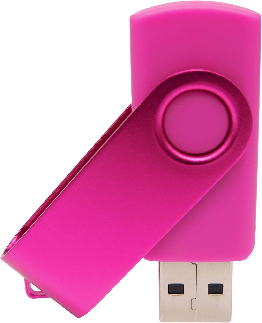 Elegant 512MB Pink USB Flash Drive with OTG & Type-C Adaptors – Rust Prevention