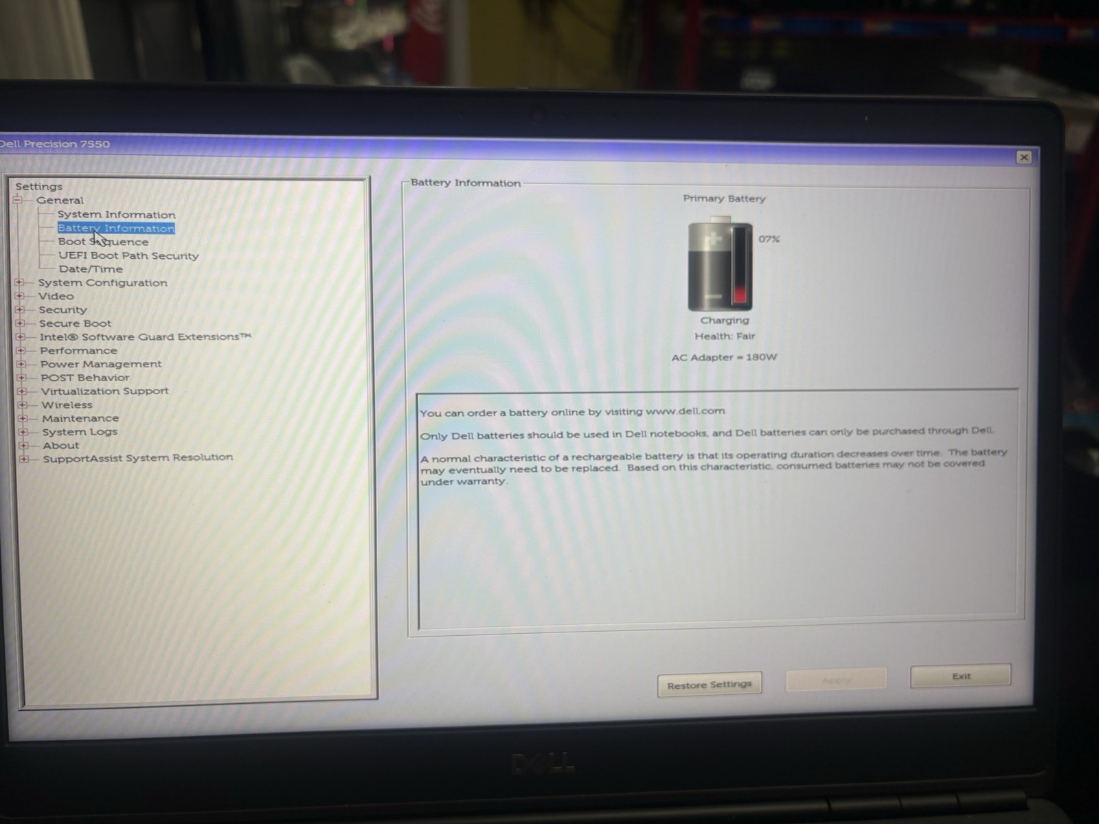 Dell Precision 7550 15.6″ i7-10850H 32GB 512GB SSD RTX 3000 W11 Pro