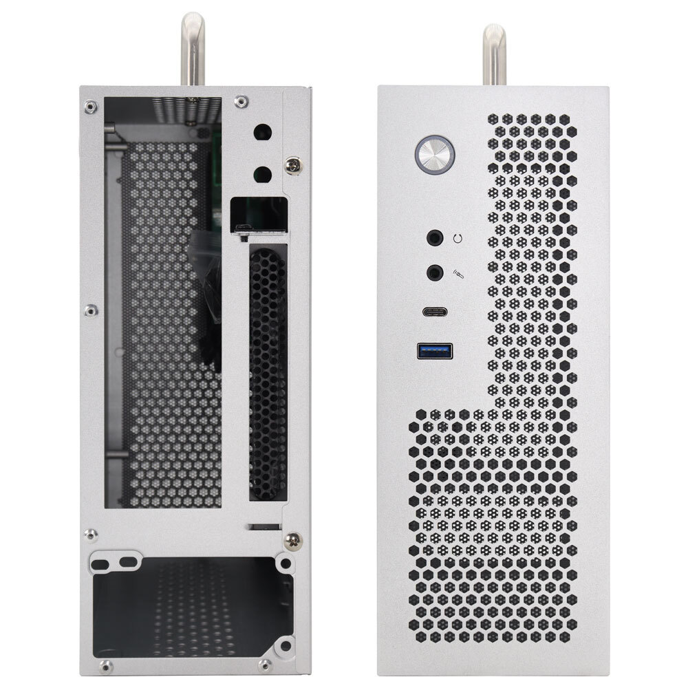 Mini ITX Computer Case with 300W 1U Small Power Supply Steel Mini Tower Cases