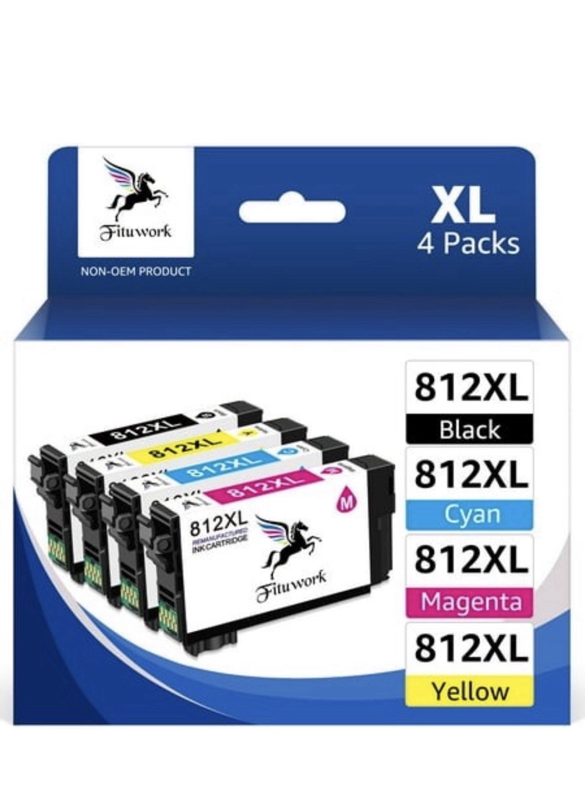 T812XL 812XL Ink Cartridges For Epson WorkForce WF-7840 WF-7820 WF-7310 EC-C7000