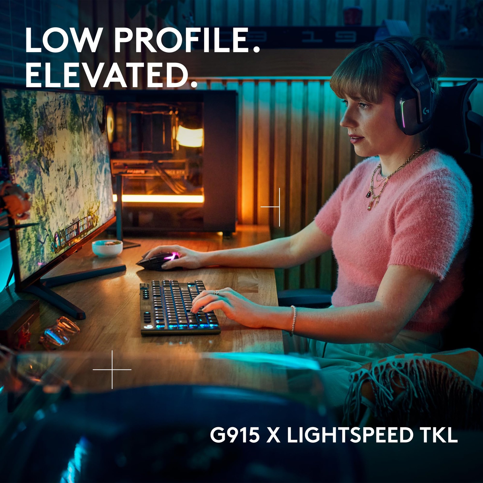 G915 X Lightspeed TKL � Black English Tactile�