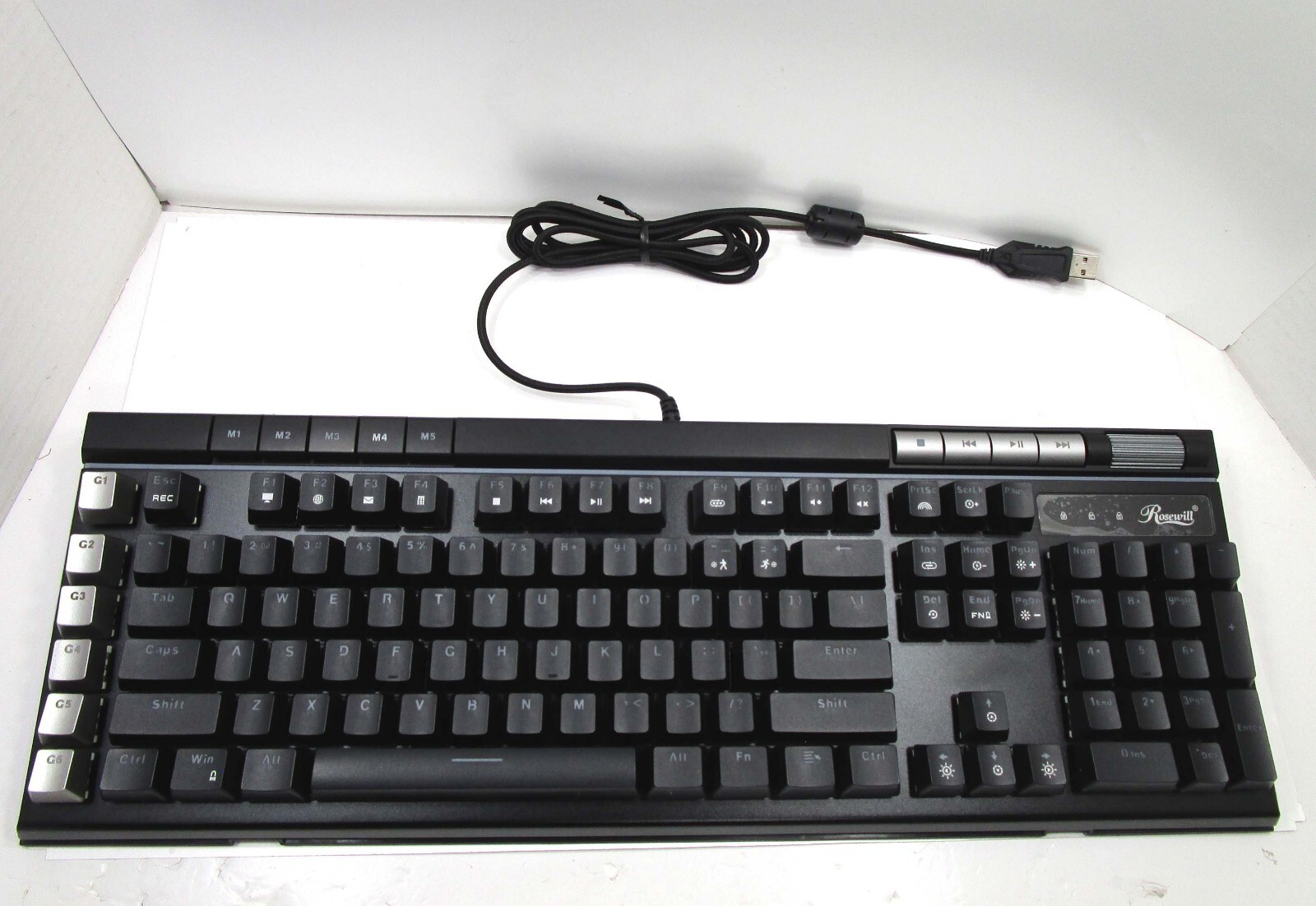 ROSEWILL Blitz K50 USB Mechanichal Gaming Keyboard with RGB Backlighting