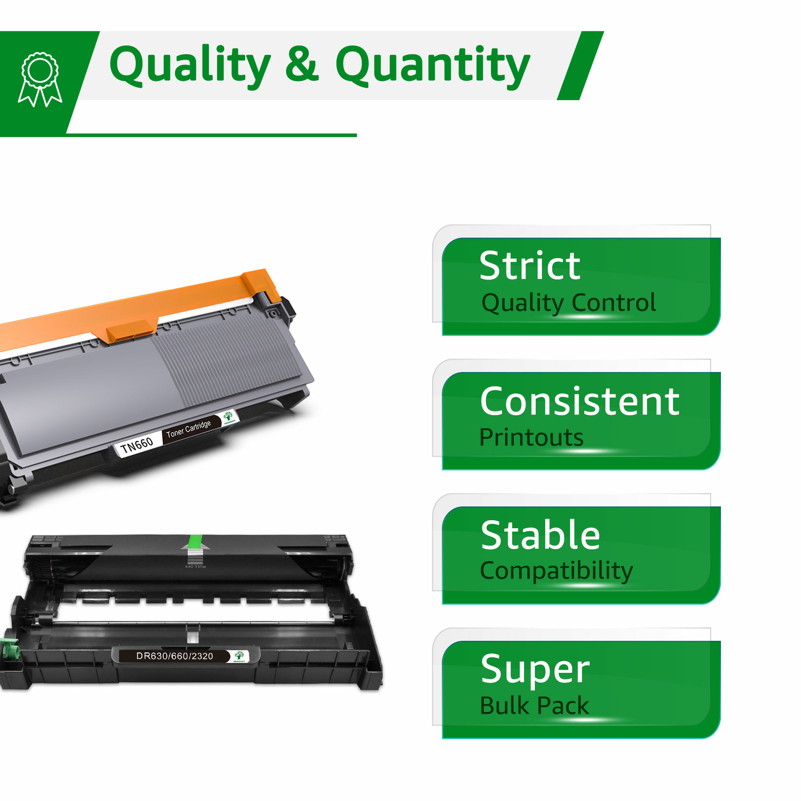 DR630 Drum Unit TN660 Toner For Brother HL-L2320D HL-L2340DW HL-L2360DW lot