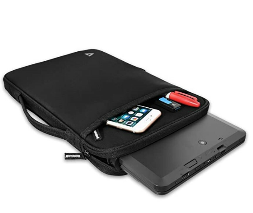 V7 Black Protective 12.2″ MacBook or Chromebook Sleeve Case Spill Resistant