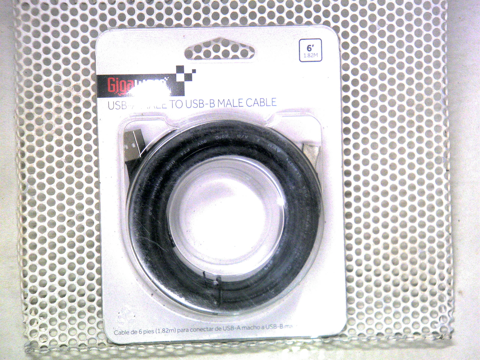 Giga Giga Ware 26-713 6-Ft Usb A Male To Usb-B Male Cable Electronic_Cable
