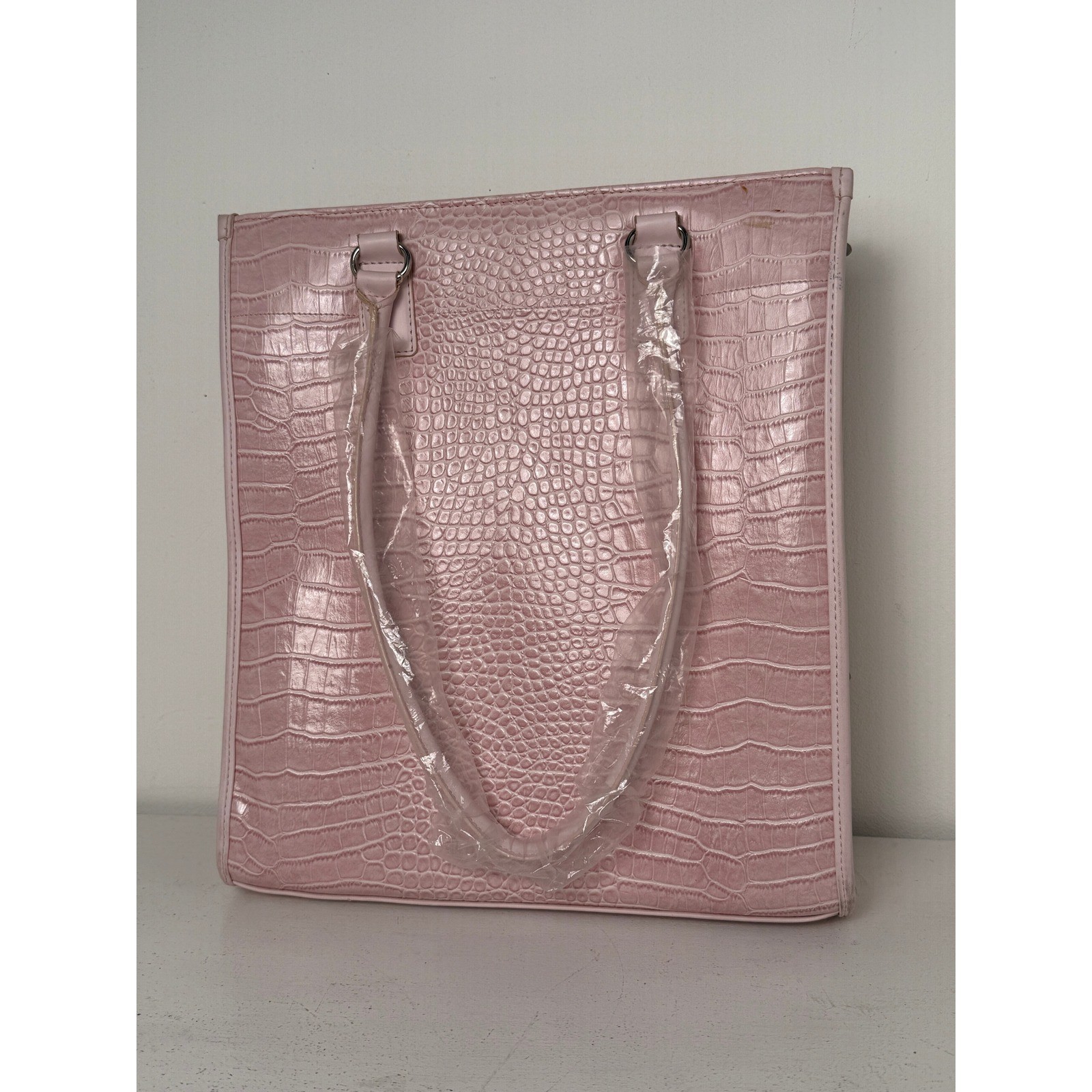 Targus Pink Croc Embossed Ladies Laptop Notebook Case Bag 15.4 TLT019US NWT