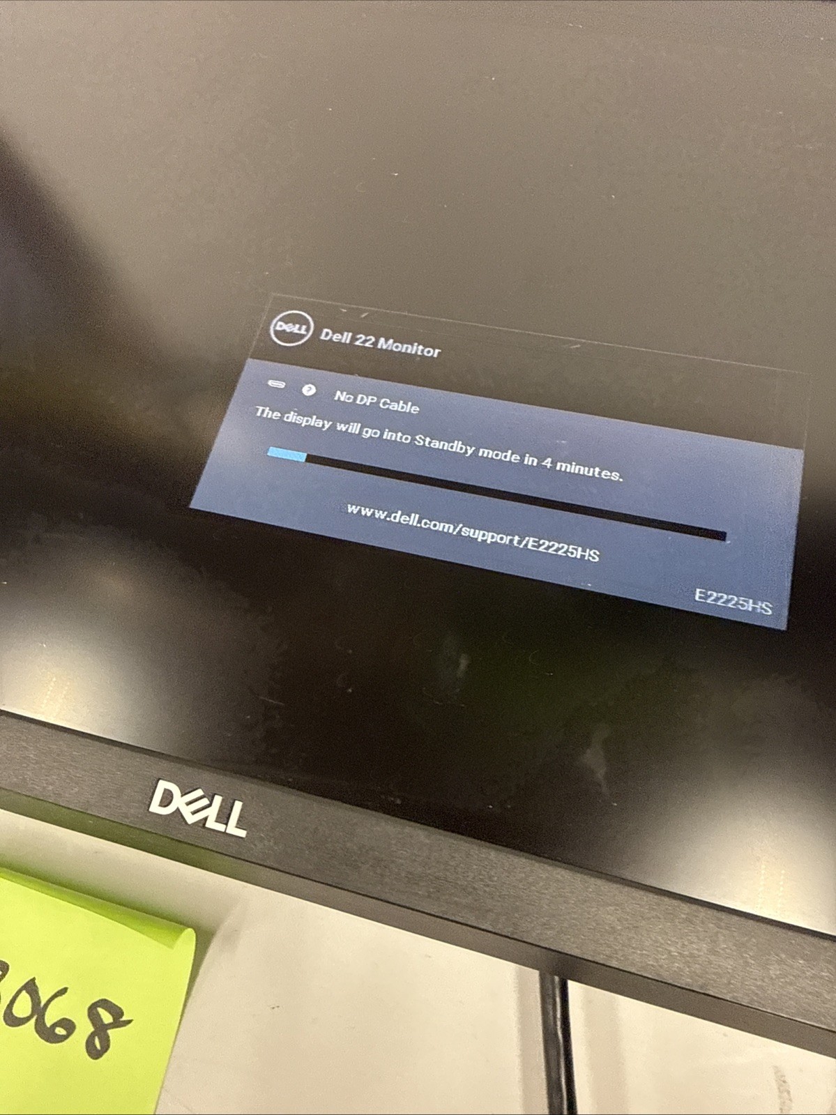 Dell E2222HS 21.5” 1080p FHD VA LCD LED Monitor, With Power Cable – No Stand