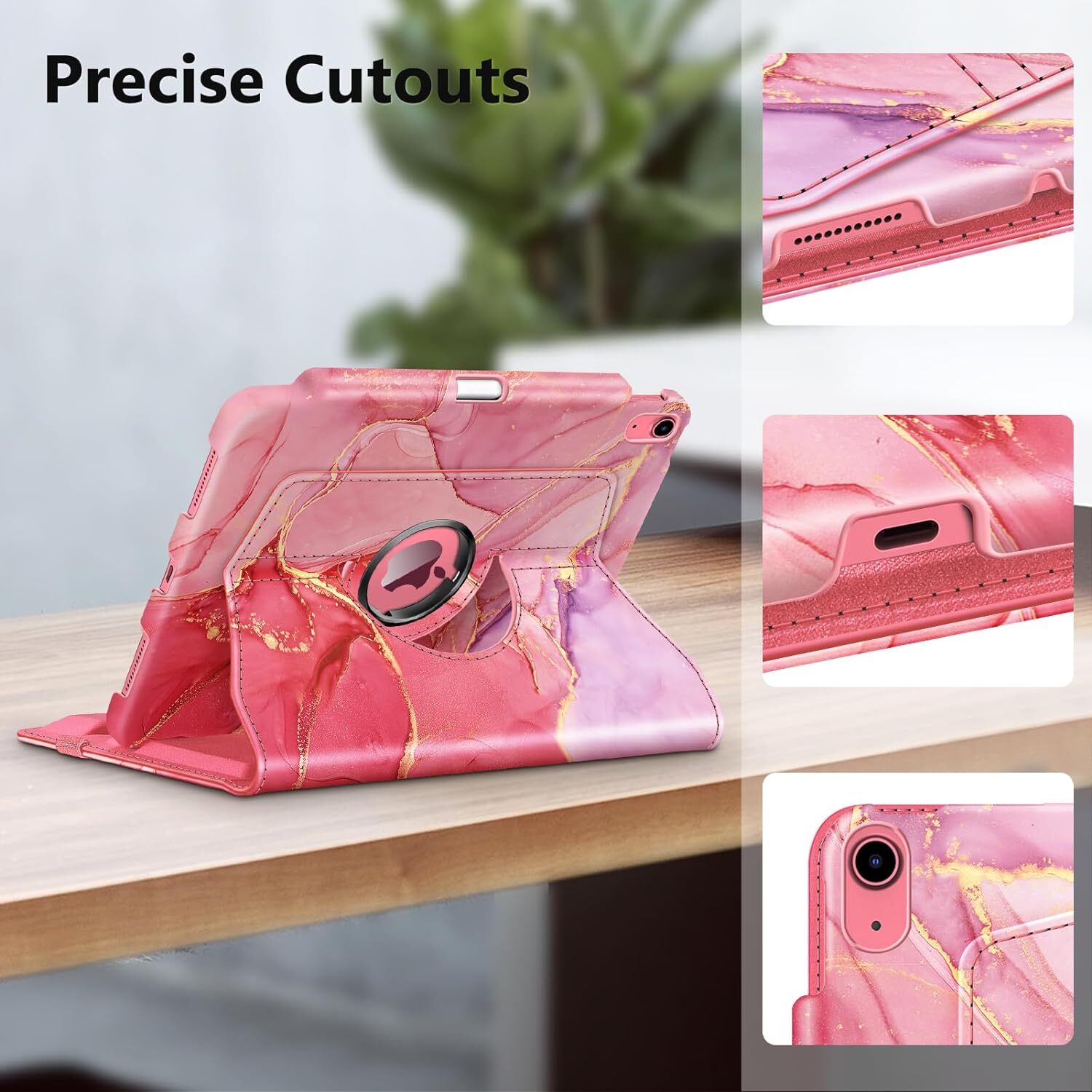 Rotating Case for iPad 10th Generation 10.9″ 2022 Swivel Stand Protective Cover