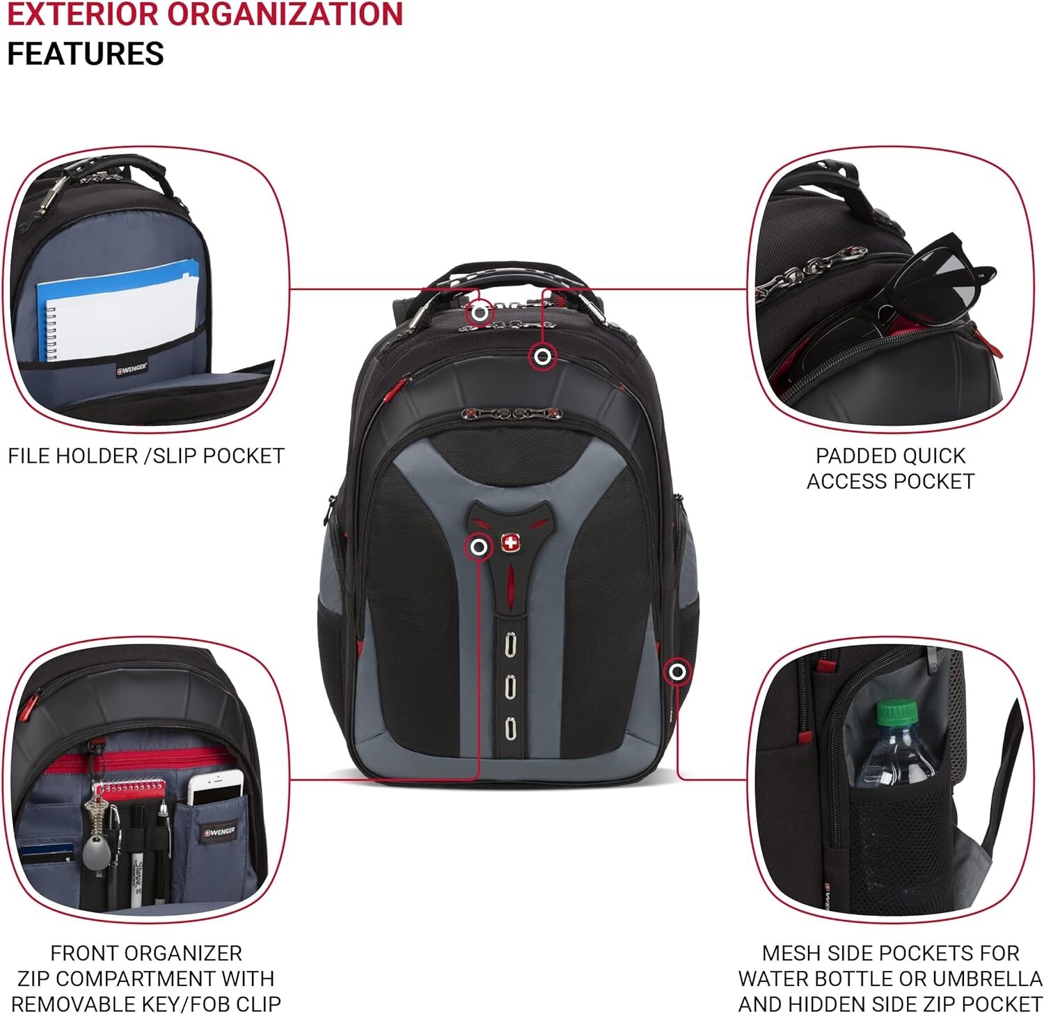 PEGASUS from SwissGear by Wenger Computer Backpack 17″ Laptop