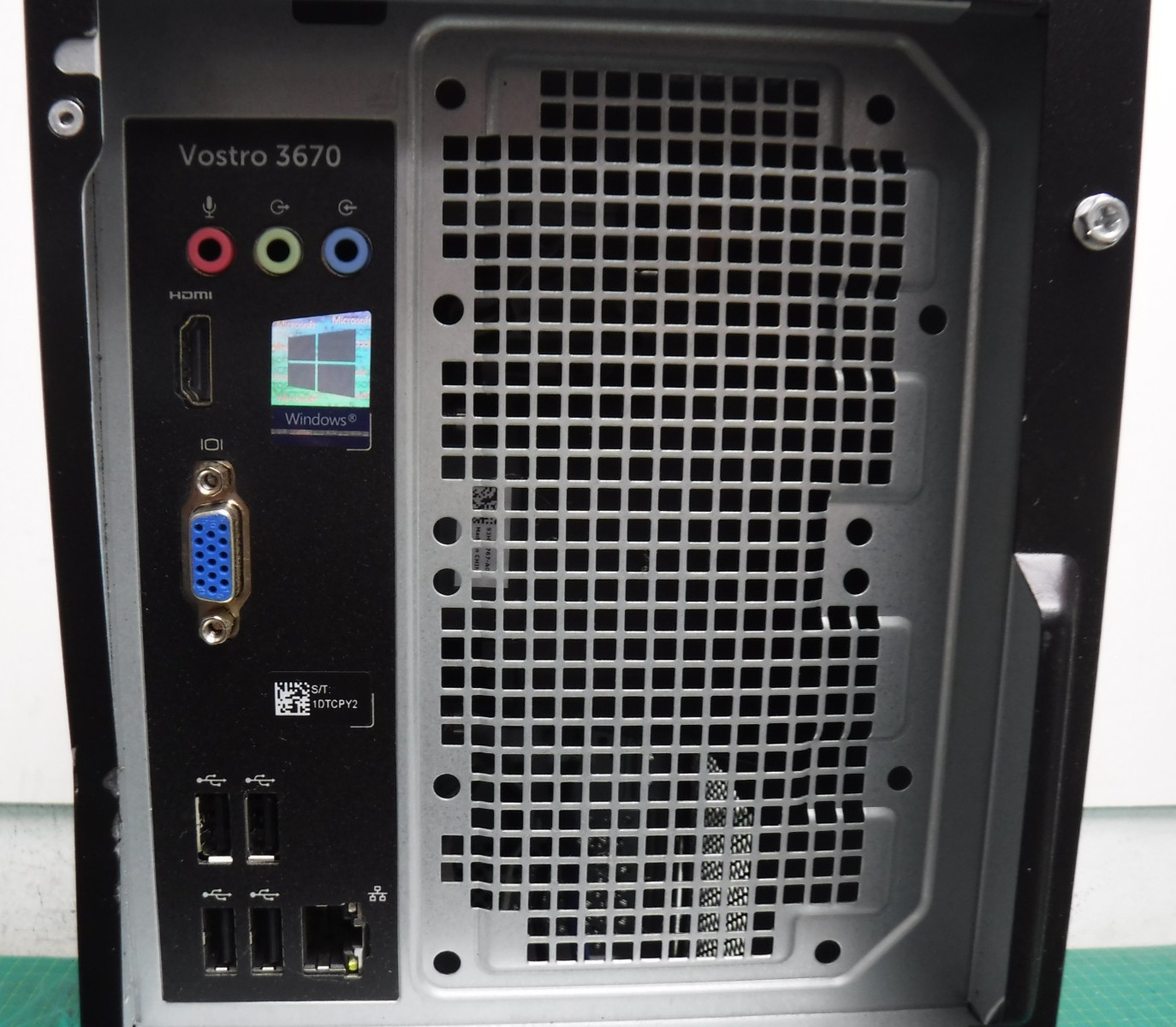 Dell Vostro 3670 Tower PC | Intel i7‑8700 3.2GHz | 8GB RAM | No HDD/OS | 1DTCPY2