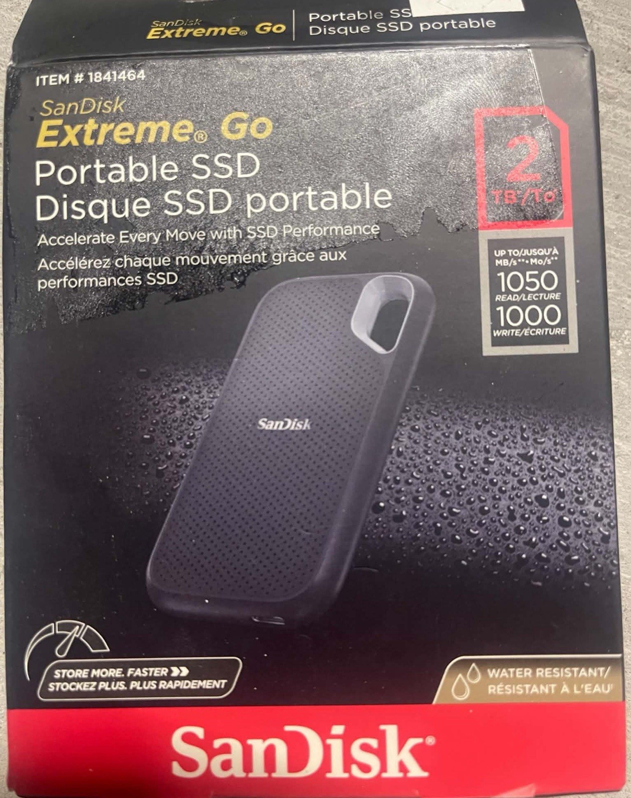 sandisk extreme go portable ssd 2tb