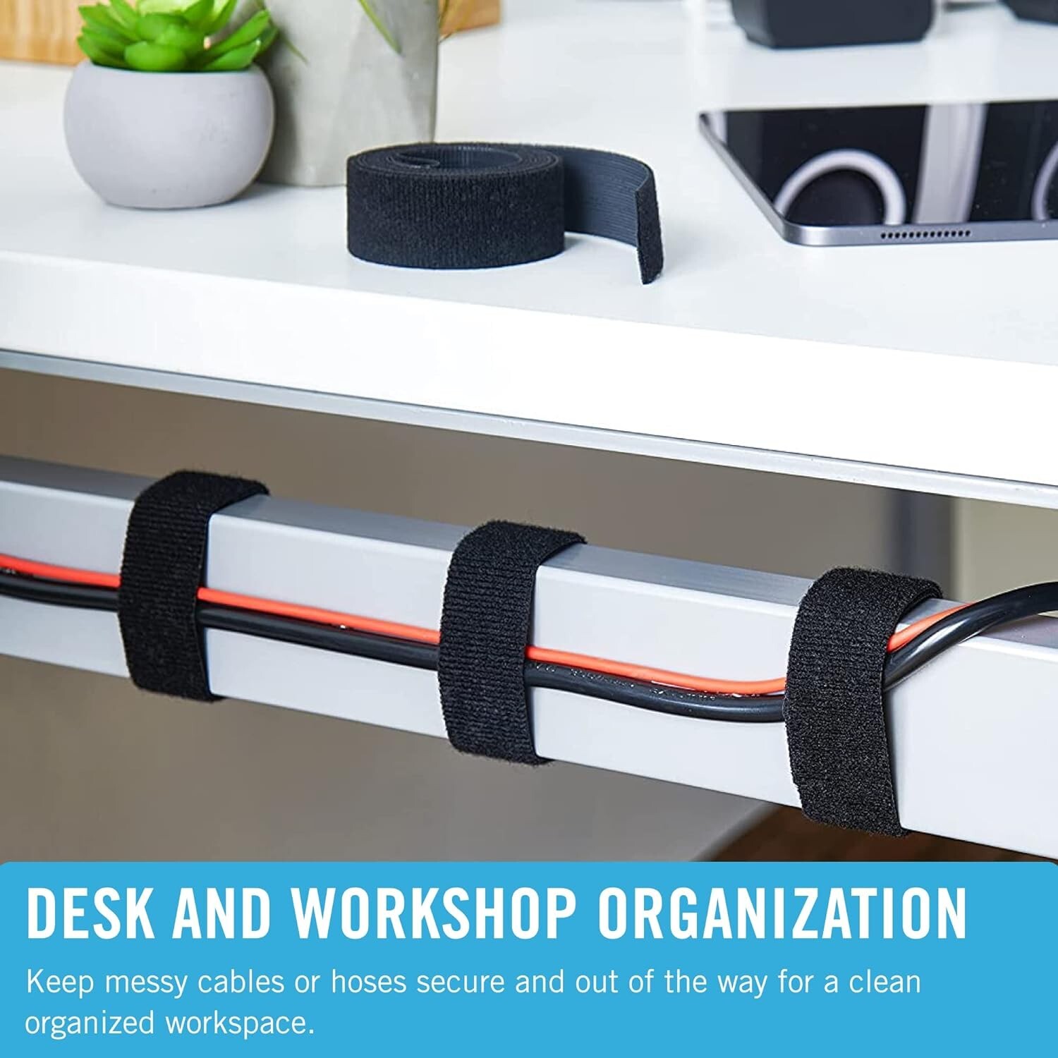 VELCRO® Brand 1.5″ One-Wrap Industrial Strength Strap Self Gripping Double Sided
