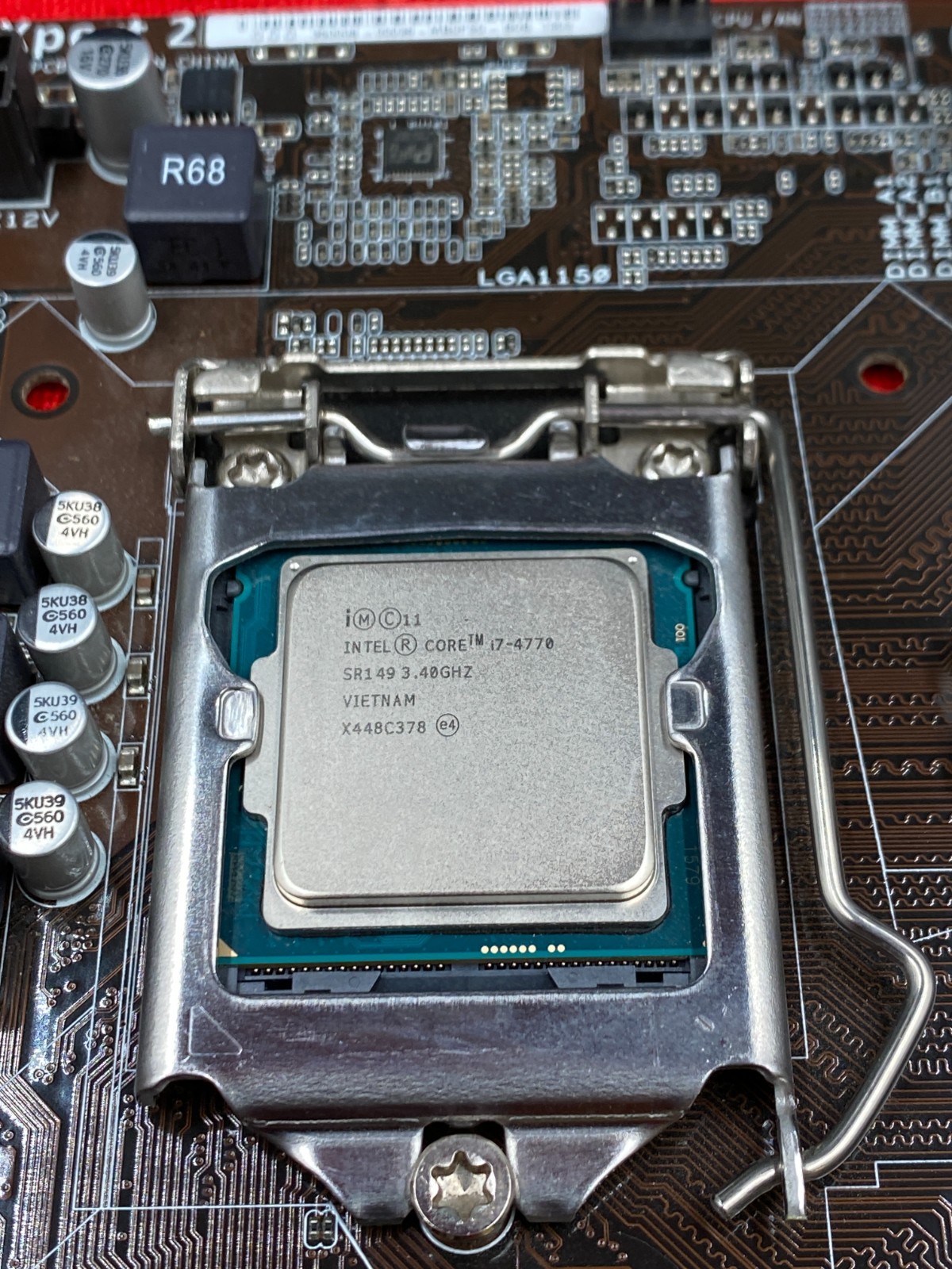 ASUS Q87M-E LGA1150 micro ATX MOTHERBOARD DDR3 RAM HDMI + INTEL CORE i7-4770 CPU