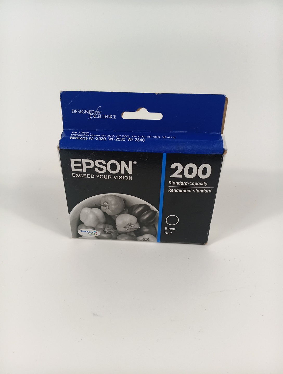 Genuine EPSON 200 BLACK Standard-capacity Ink Cartridges EXP 12/27 One Pack